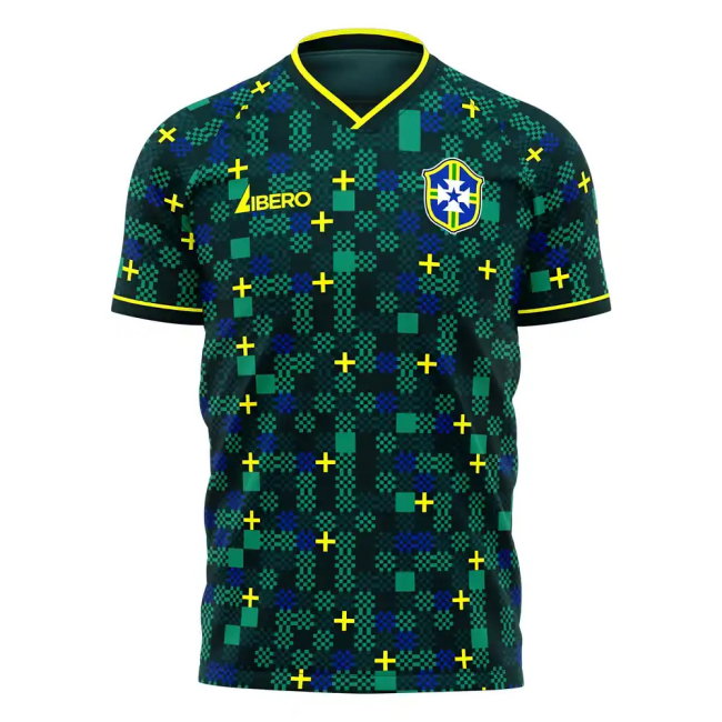 Brazil 2025-2026 Third Concept Football Kit (Libero) (NEYMAR JR 10)-SoccerKits Hub | Buy Soccer Jerseys Online